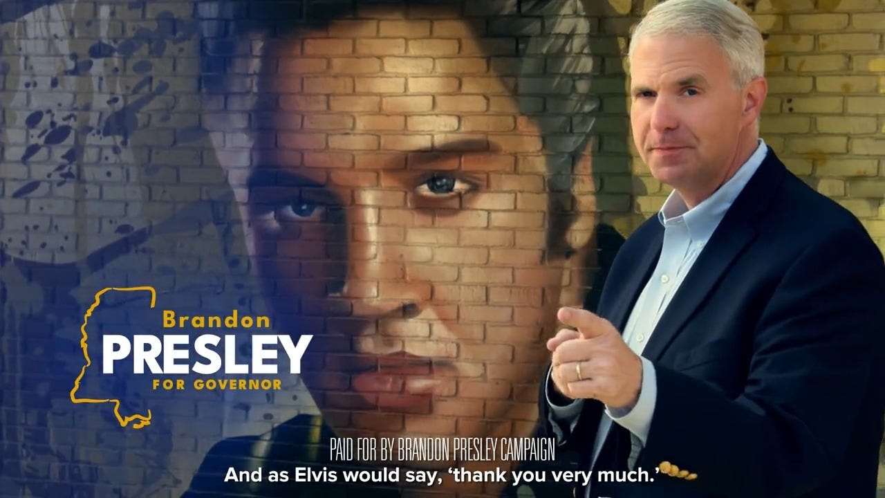 Brandon Presley on X: "We've got this race all shook up. Election Day is  almost here. It's time to shake, rattle and roll your way to the polls on  November 7th. Thank