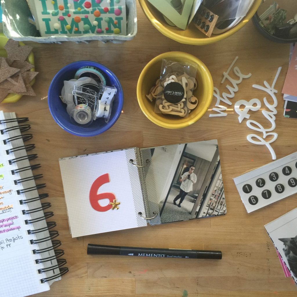 rukristin Quick Project Thursday3 Selfie Mini-Album