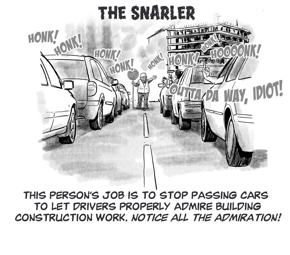 the Snarler cartoon by E.R. Flynn