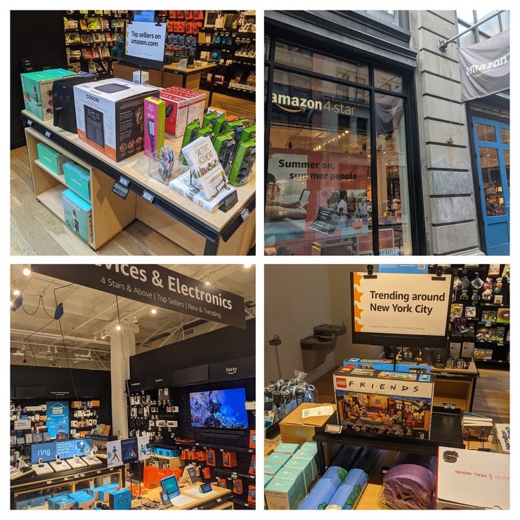 Amazon's 4 ⭐️+ Seller Store in Spring St in New York