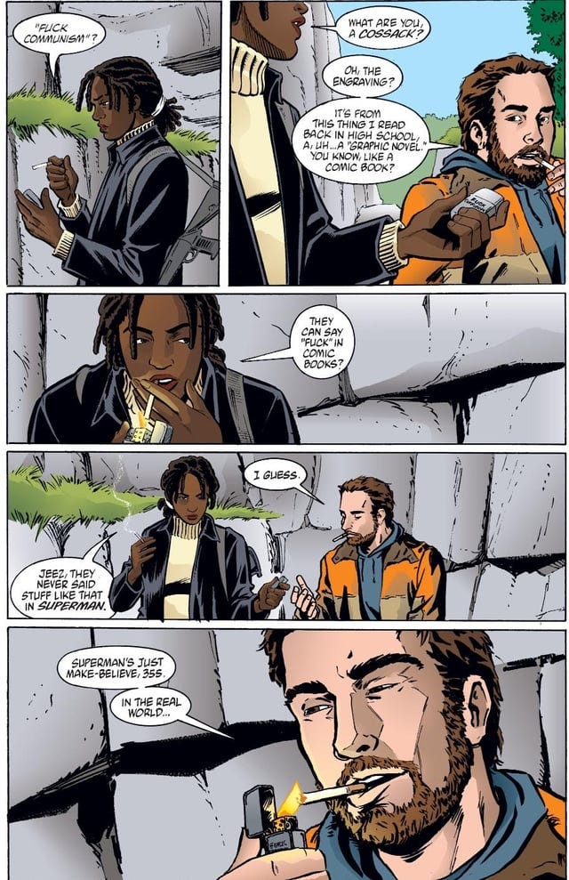 r/comicbooks - They can say "fuck" in comic books? [Y: The Last Man #11]
