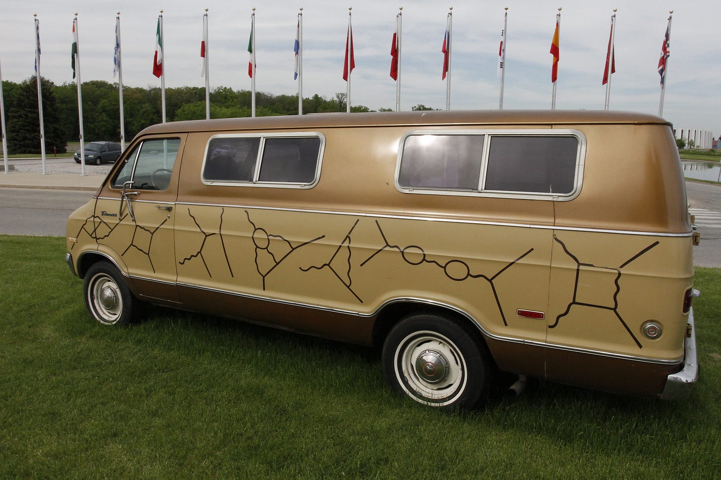 Richard Feynman's mustard-coloured van.
