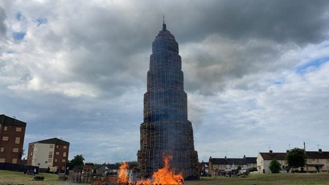 Eleventh Night' bonfires to be lit across Northern Ireland