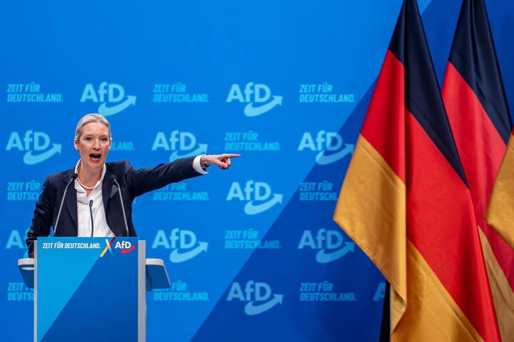Alice Weidel, adoubée candidate à la Chancellerie allemande par l'AfD - Le Temps Alice Weidel, adoubée candidate à la Chancellerie allemande par l'AfD - Le Temps