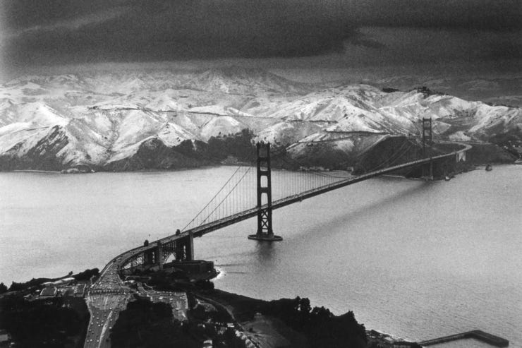 When it snowed in San Francisco. Art Frisch. 1976.