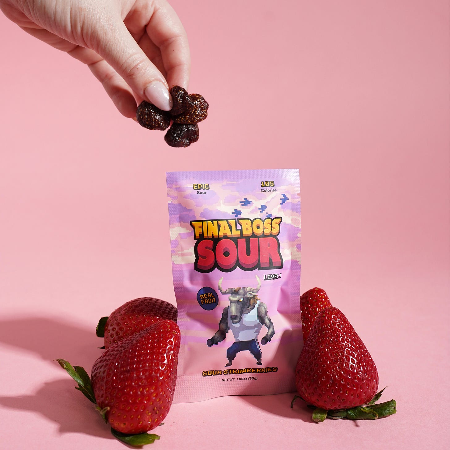 Level 1 Strawberries (24-pack) | Final Boss Sour