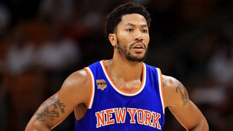 derek rose fined for skipping out on knicks