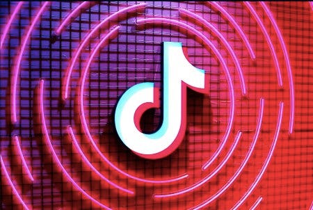 Le logo de l'application TikTok Le logo de l'application TikTok