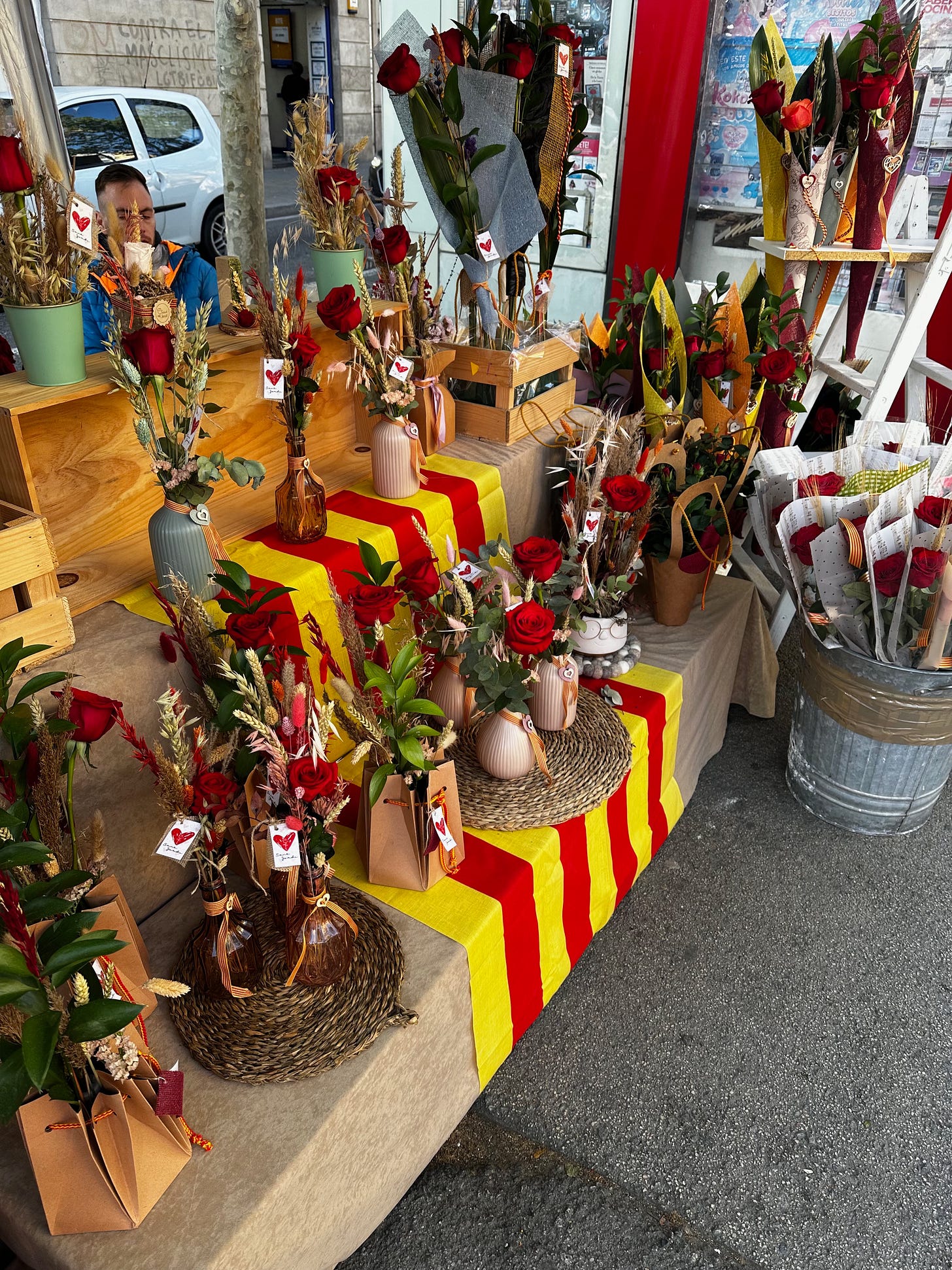 Barcelona on Sant Jordi