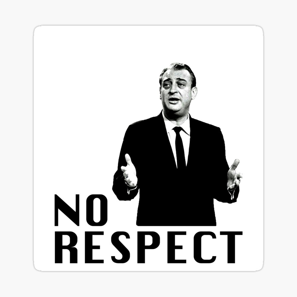 Rodney Dangerfield No Respect 1" Poster for Sale by GuyBlank | Redbubble