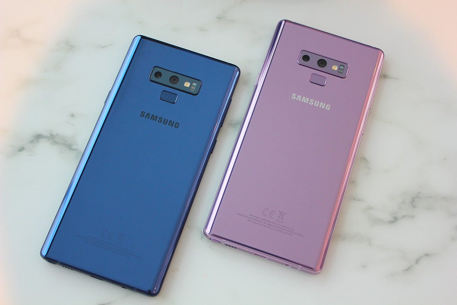 samsung galaxy note 9 blue rose