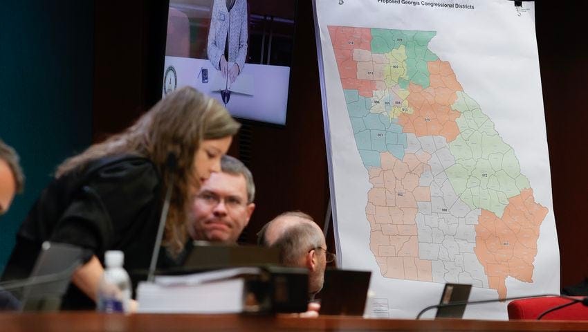 Republican redistricting of Georgia set for final vote