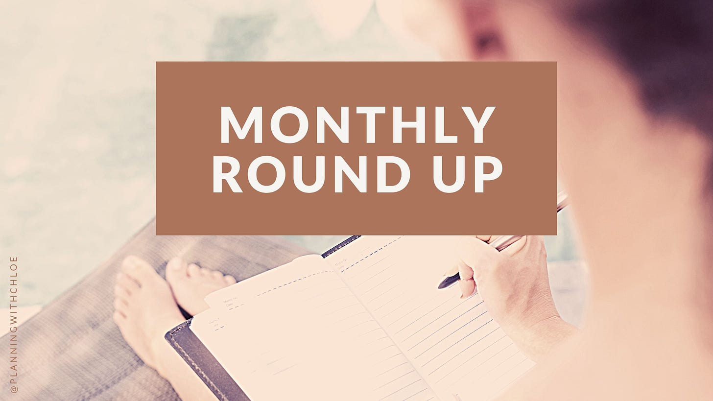 The monthly round up