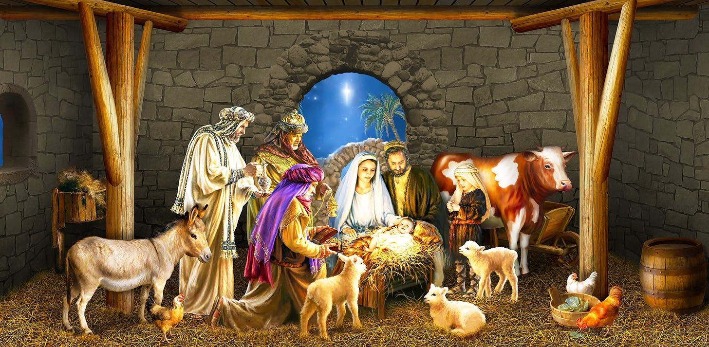 BEST SELLER 3' by 6' Outdoor Decoration Nativity Scene Christmas Outside  House Banner Billboard - Etsy UK