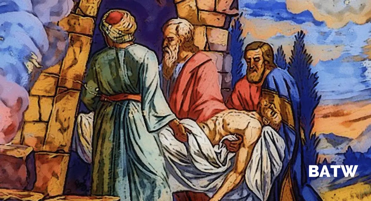 the burial of Jesus Archives - Blogging About The WORD - BATW