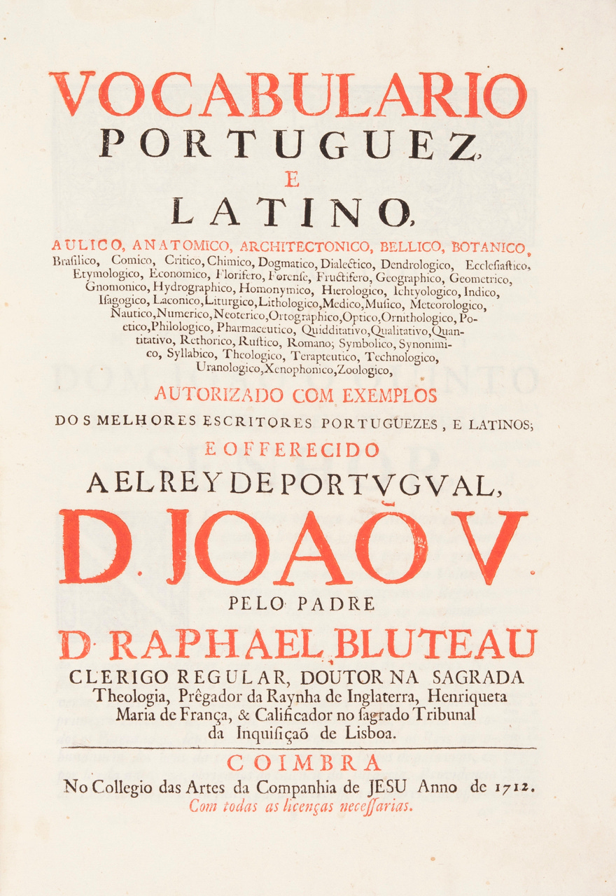 Vocabulario Portuguez e Latino – Wikipédia, a enciclopédia livre