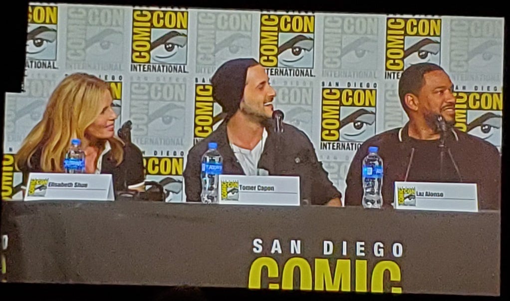 Elisabeth Shue Tomer Capon Laz Alonso Boys Comic Con Panel 2019