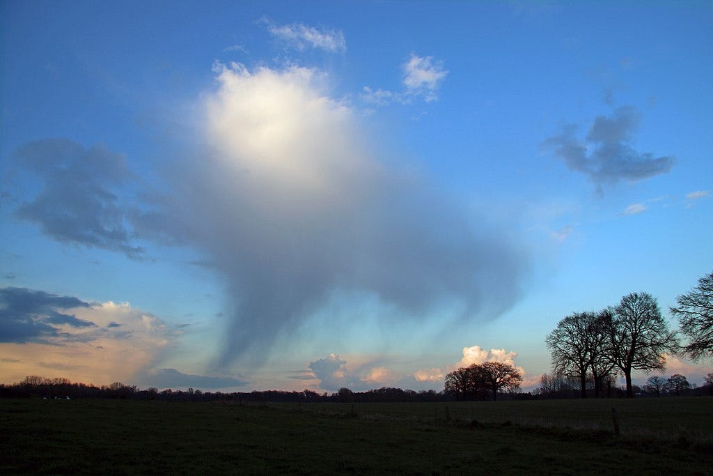 Virga cloud in blue sky by Sally V - CC BY-SA 4.0, https://commons.wikimedia.org/w/index.php?curid=65204478