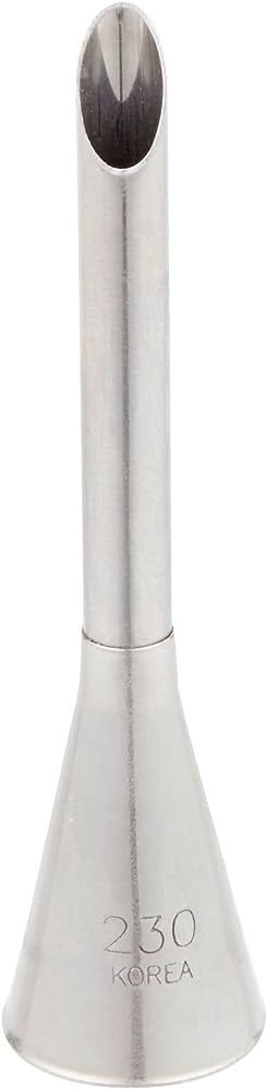 Amazon.com: Ateco 230 2 7/8" Bismark Metal Piping Tip - Great for filling  donuts, cupcakes, elclairs, and other pastries: Home & Kitchen