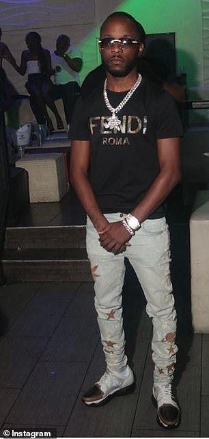 Images of an unemployed Richardson, pictured, and Taylor online shows the pair enjoying a luxury lifestyle, buying brand new Mercedes-Benz cars worth $130,000, vacations and jewelry.