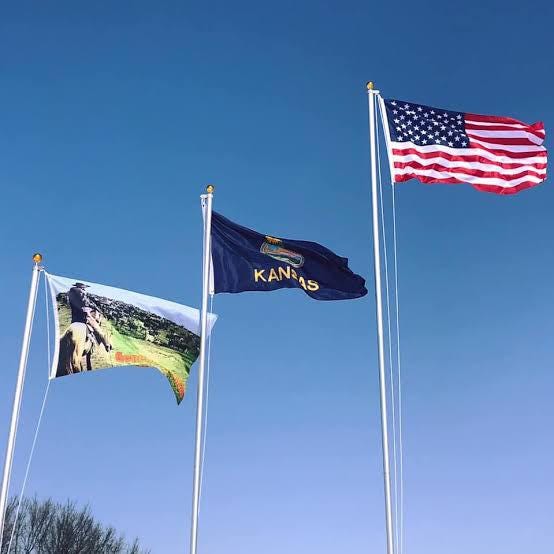 r/vexillology - What appears to be the flag of Geneseo, Kansas…