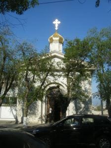 The Church where many of the famous Russian admirals tombs are.