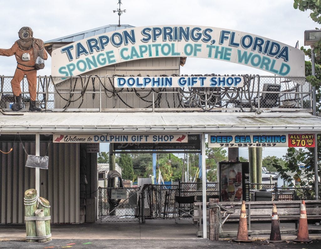 Greeking out at Florida's Sponge Docks - My Wanderlusty Life
