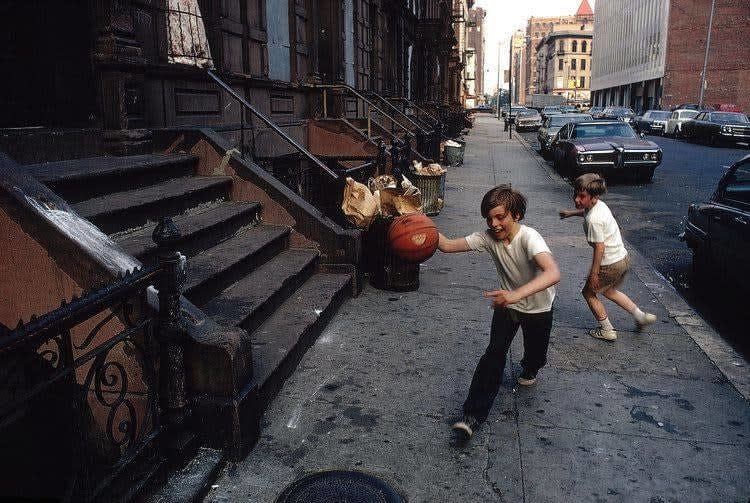 Walter Iooss Jr., Street Ball, New York, NY, 1971 | Bruce Silverstein