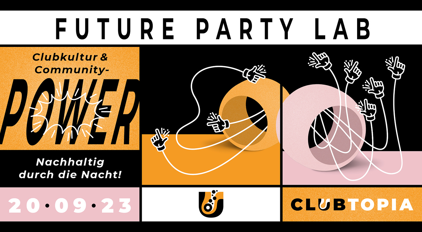 Future Party Lab: The innovation laboratory for a sustainable club culture  at Paloma, Berlin