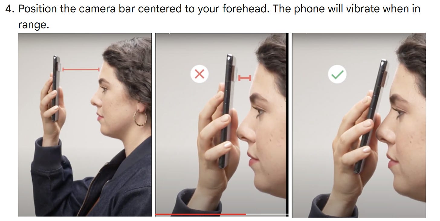 The Pixel 8 Pro can now read body temps, if you swipe it across your face |  Ars Technica