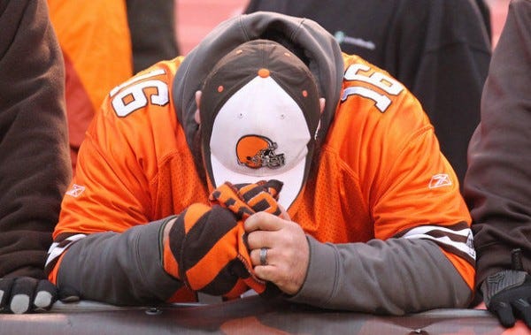 cleveland brown fans plight as teams problems mount 2015