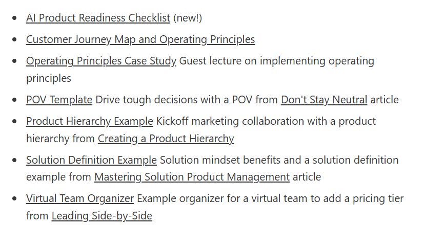 product management resources