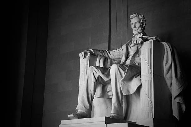 abraham lincoln memorial - lincoln memorial stock pictures, royalty-free photos & images