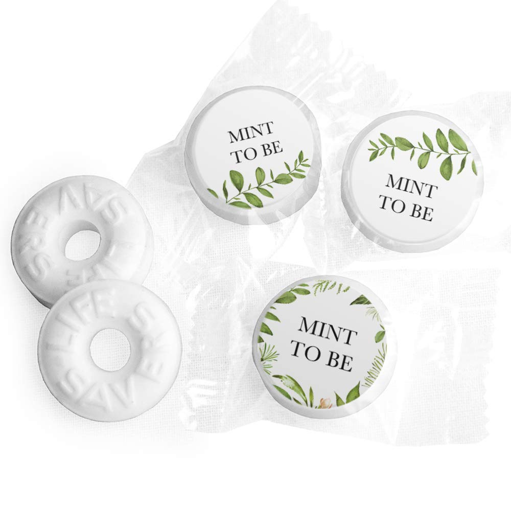 Amazon.com: Mint to Be Stickers for Lifesavers Mints, Wedding Party Favors  for Guests - Botanical Theme, 324ct Stickers : Grocery & Gourmet Food