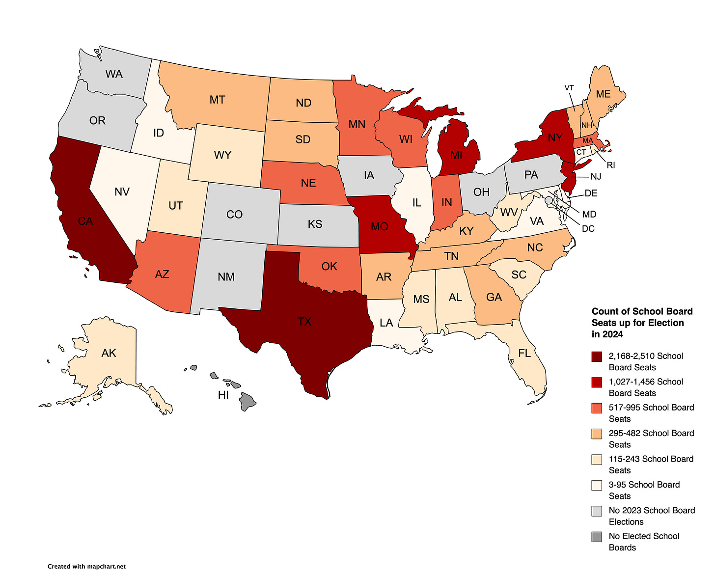 School board elections in 2023 and 2024 — BallotReady for Organizations