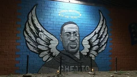 George Floyd: Artists Donkeeboy and Donkeemom create mural to honor ...