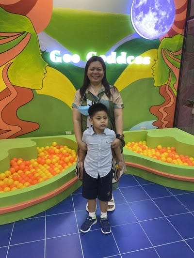 Mommy and Miguel at Gootopia