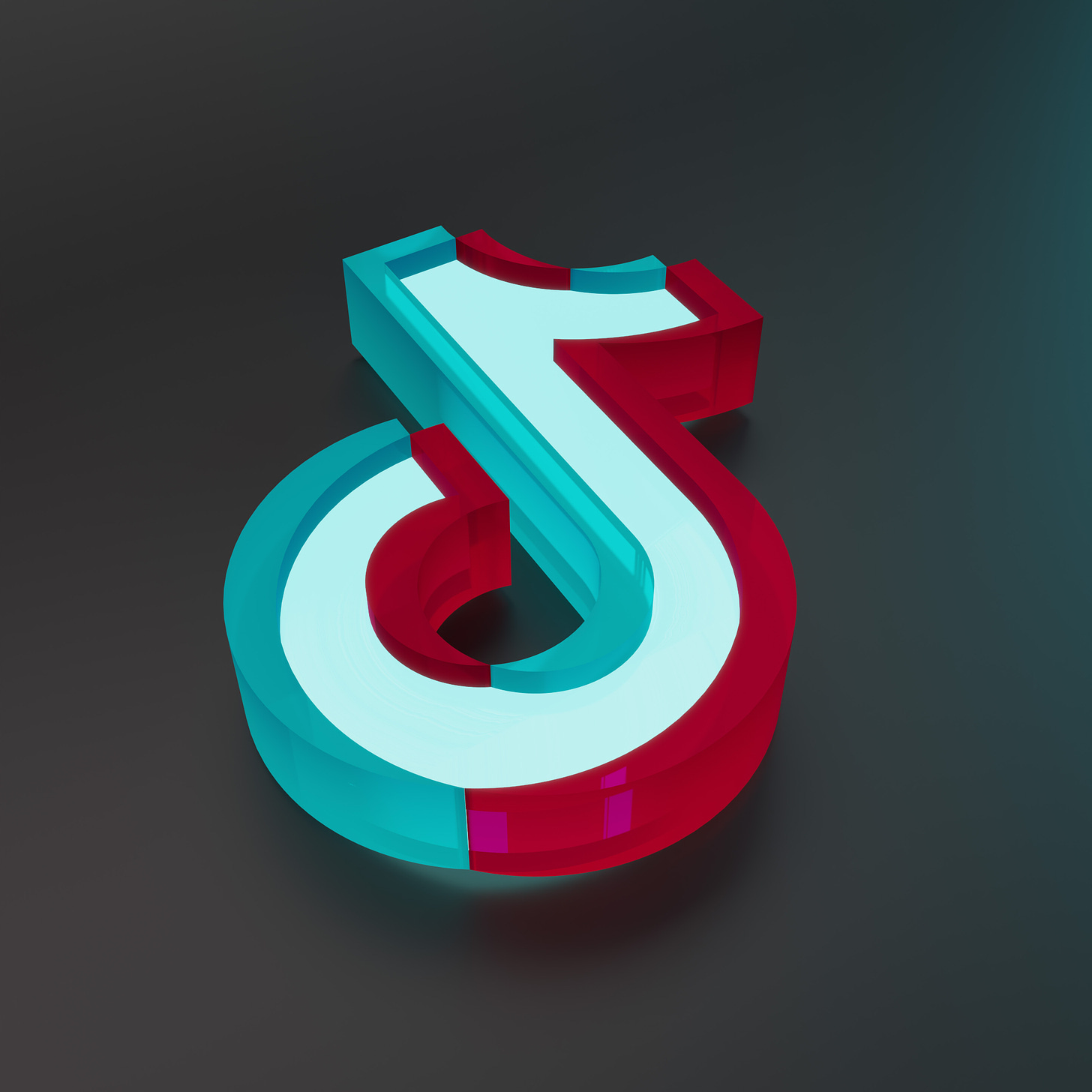 Tiktok Logo 3d