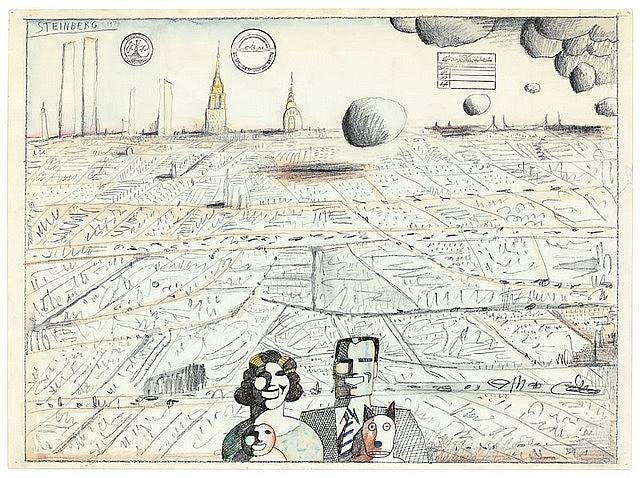 Utopia, 1974 - Saul Steinberg