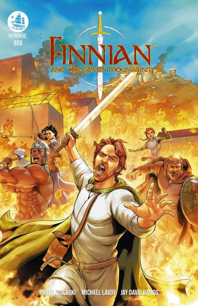Finnian and the Seven Mountains Comic Book Series - Voyage Comics
