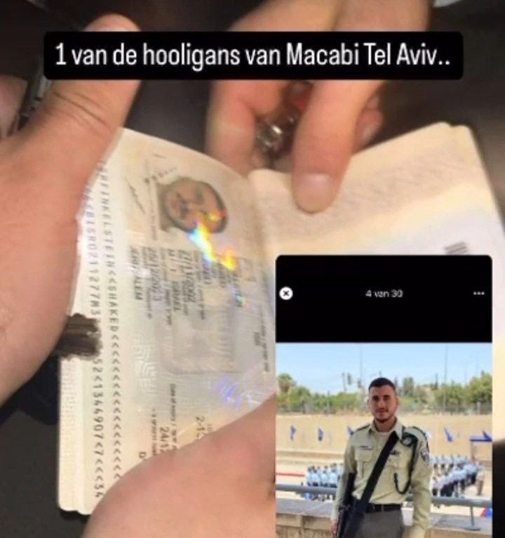 IDF terrorist in Amsterdam, the Netherlands.