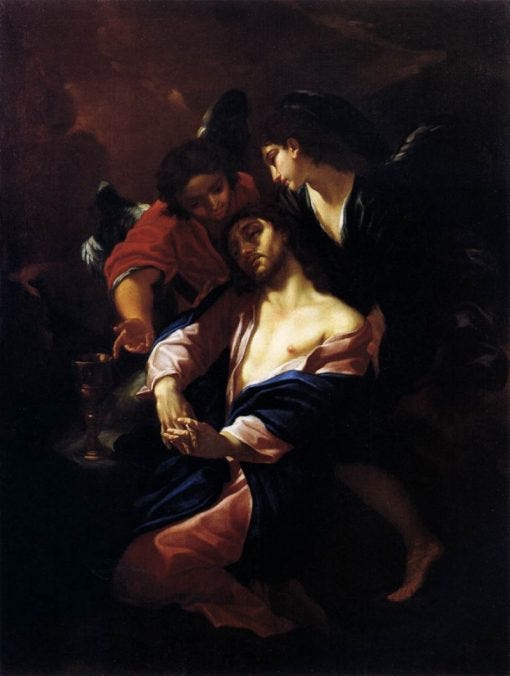 Christ in the Garden of Gethsemane | Giacinto Brandi | Oil Painting