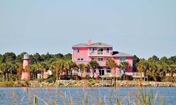 Pink Pink And More Pink by Cynthia Guinn | Pink beach house, Topsail ...