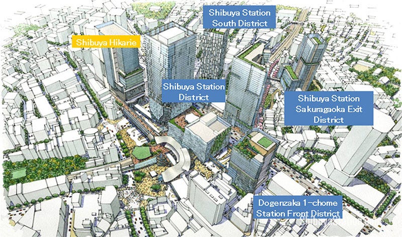 Shibuya Station Area Redevelopment Plan – Shibuya Station