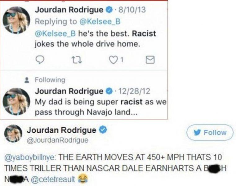 Jourdan Rodrigue nigga talk racism on cam newton