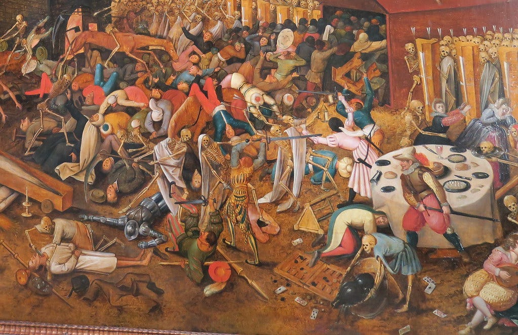 Le triomphe de la mort, tableau peint par Peter Bruegel