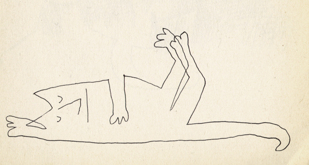 Saul Steinberg – Cat | theanimalarium.blogspot.com/ | laura@popdesign |  Flickr