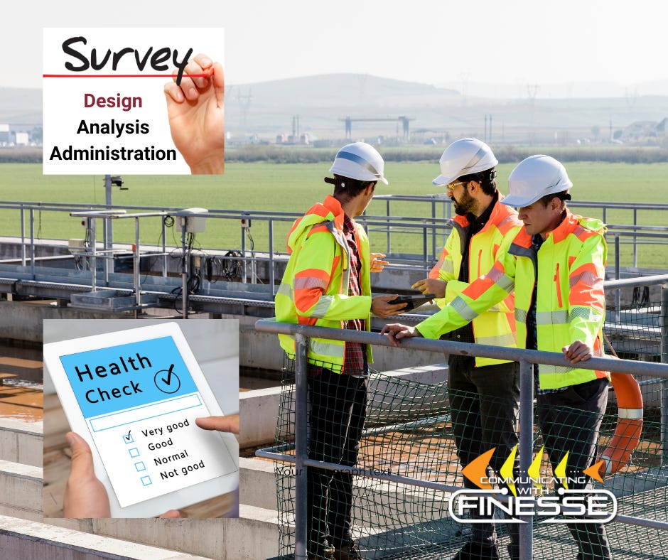 Using qualitative assessments successfully is a function of survey design, analysis, and administration. This article discusses good practices for survey design.