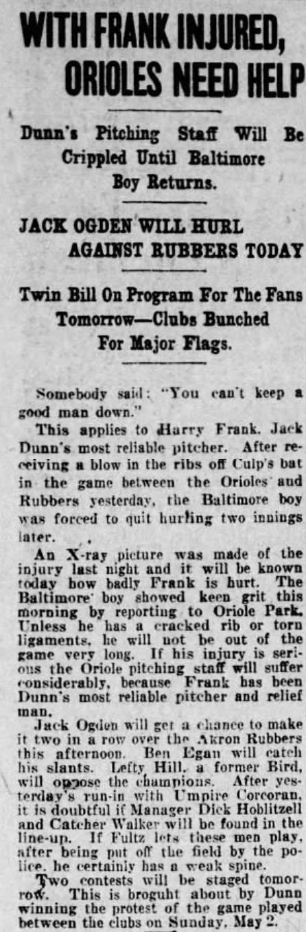 1920 Baltimore Evening Sun