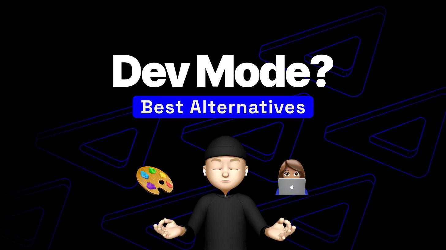 Figma Dev Mode alternatives
